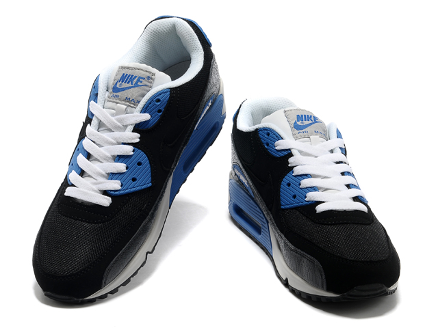 New Men'S Nike Air Max Black/Dodgerblue